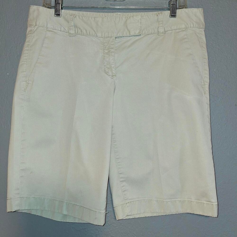 Ann taylor tan chino shorts